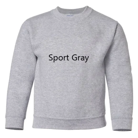 Highland Cow YOUTH Sweatshirt Case IH Farm Girl Embroidered Crewneck - Picture 4 of 6